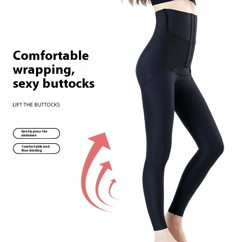 High Waist Belly Contracting And Hip Lifting Pants Postpartum Body Shaping Pressure Shaping Pants