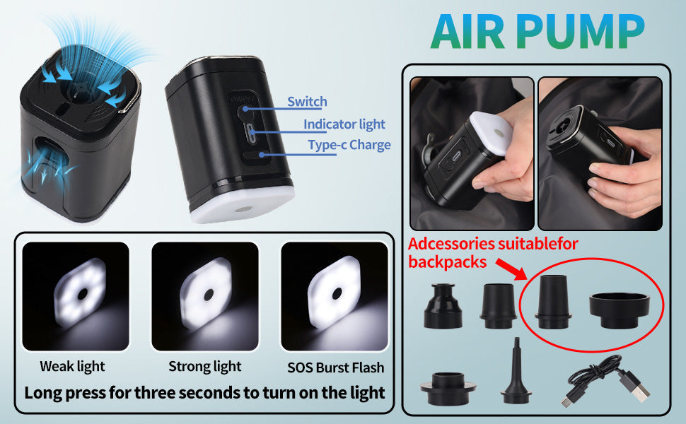 Large-capacity Compression Backpack With USB Charging For Short Trips And Travel