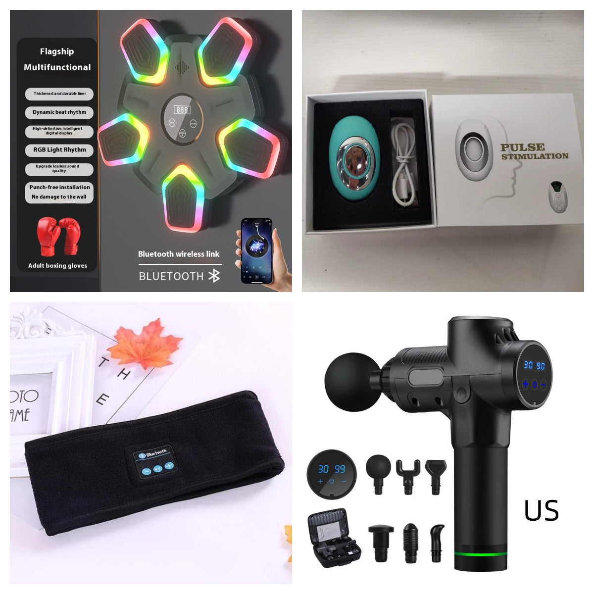 Intelligent Charging Hand-held Pulse Decompression Insomnia Help Device