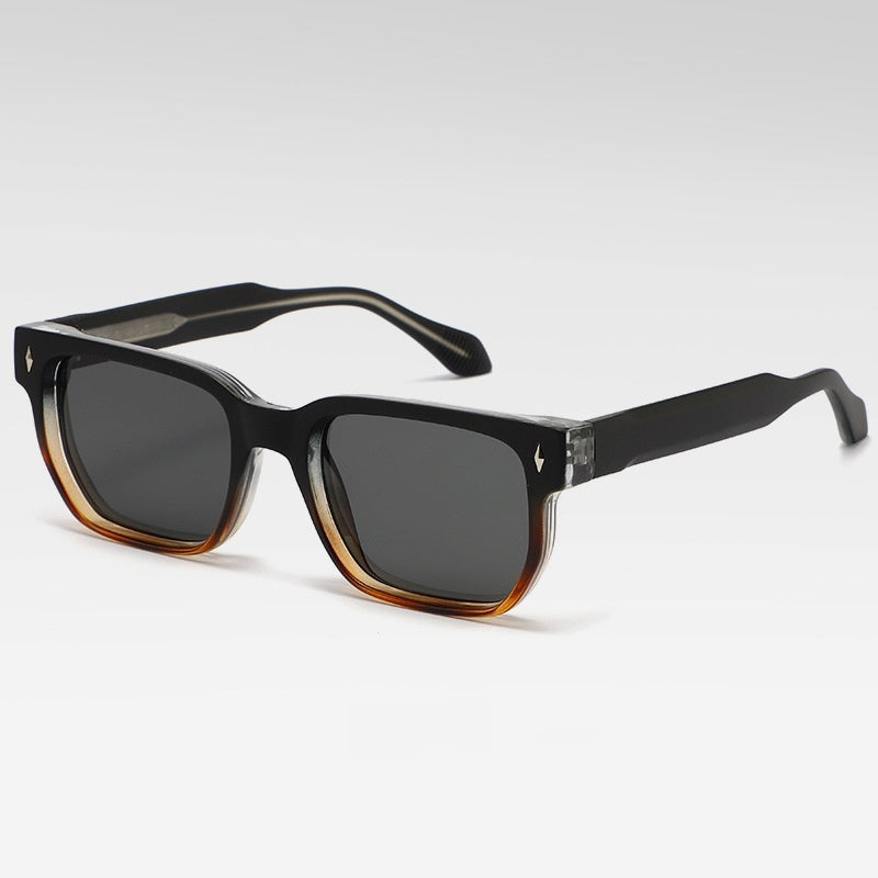 New Vintage Square-frame Sunglasses For Women