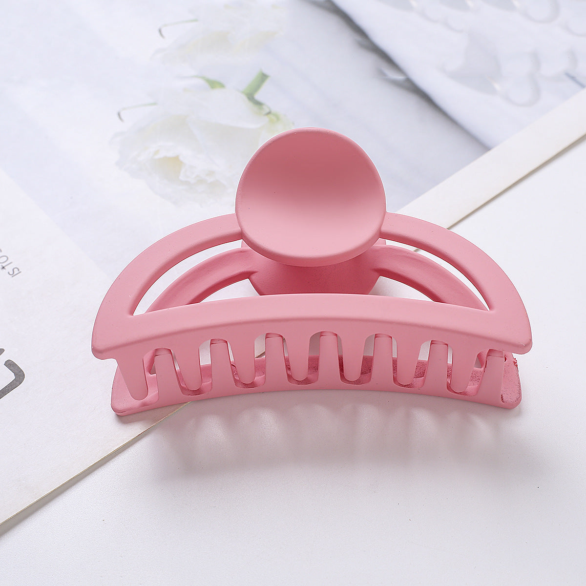 Simple Large Hair Clip Set - Shark Design