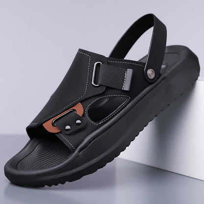 Extra-large Size Sandals For Men Summer New Arrival Soft-soled And Casual