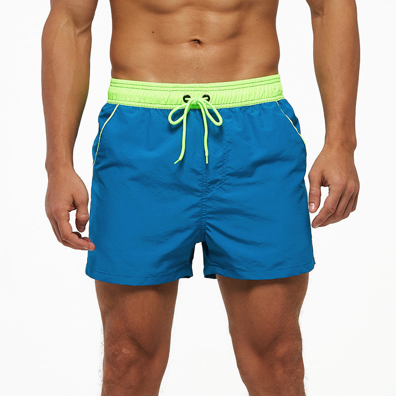 Men's Sports Shorts Fifth Pants Waterproof Quick Drying Breathable Lined Anti Exposure Double Layer Shorts