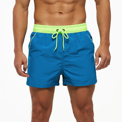 Men's Sports Shorts Fifth Pants Waterproof Quick Drying Breathable Lined Anti Exposure Double Layer Shorts