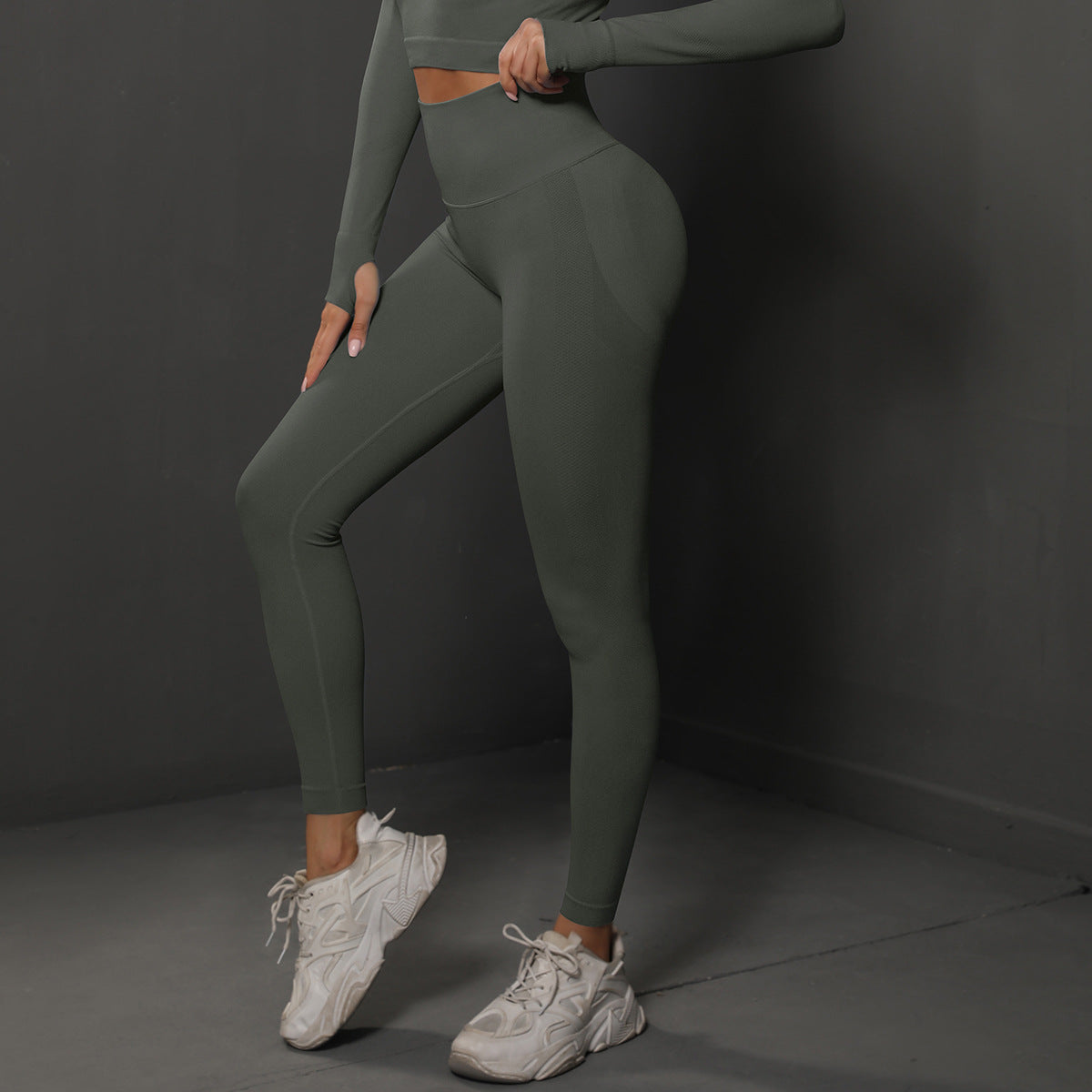Women Seamless High Waist Yoga Pants Peach Butt Lifting Tights Running Workout Fitness Leggings