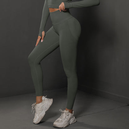 Women Seamless High Waist Yoga Pants Peach Butt Lifting Tights Running Workout Fitness Leggings