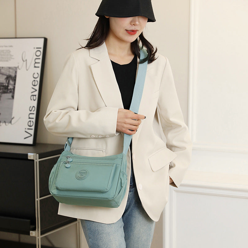 Colorful Fox New Large Capacity Women Shoulder Bag Outdoor Casual Water-repellent Multi-layer Crossbody Bag Fashion