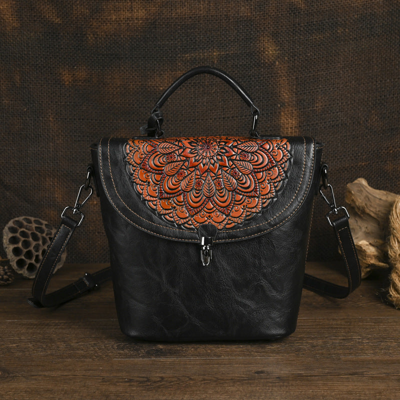 Handheld And Crossbody Versatile Bucket Bag