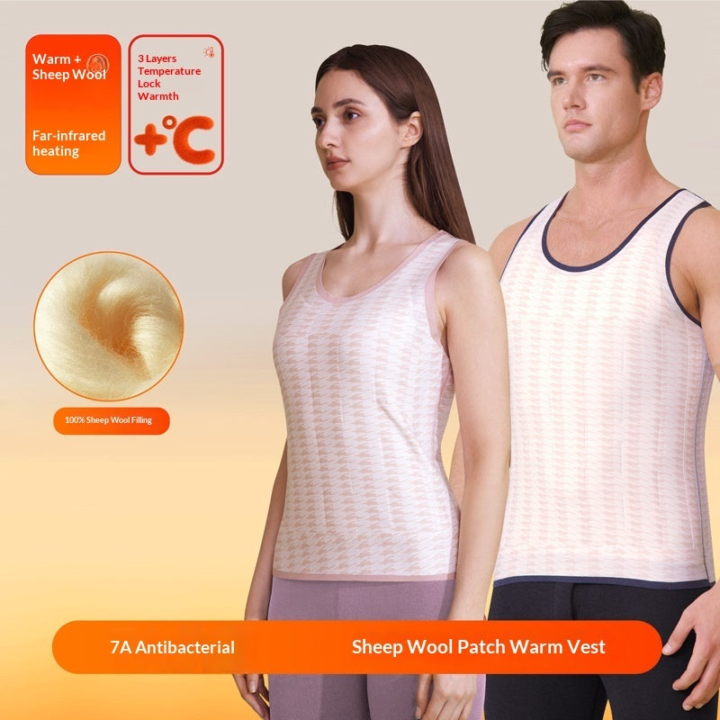 AutumnWinter Fleece-lined Extra-thick Sleeveless Base Top