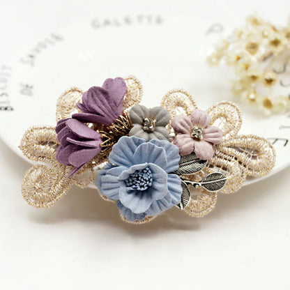 Handmade Bow Hair Ring Pearl Girl Headband