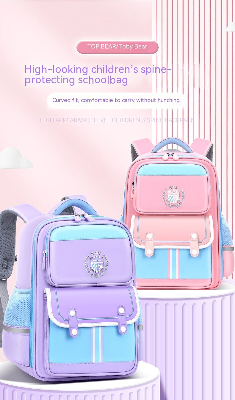 Boys And Girls British Style Student Backpack