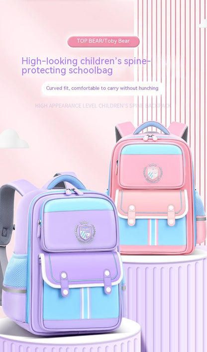 Boys And Girls British Style Student Backpack