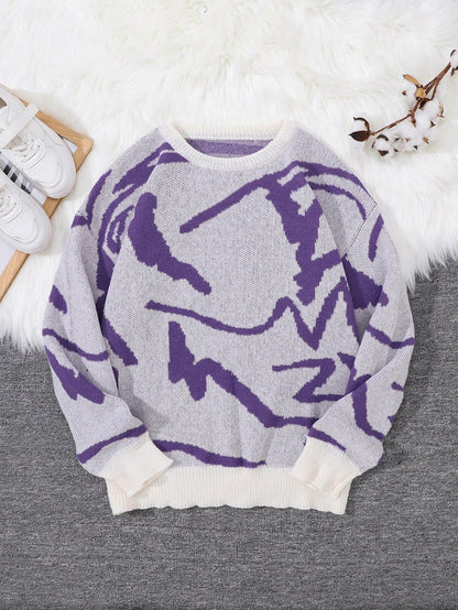 Simple Chunky-knit Hoodie For Men And Women