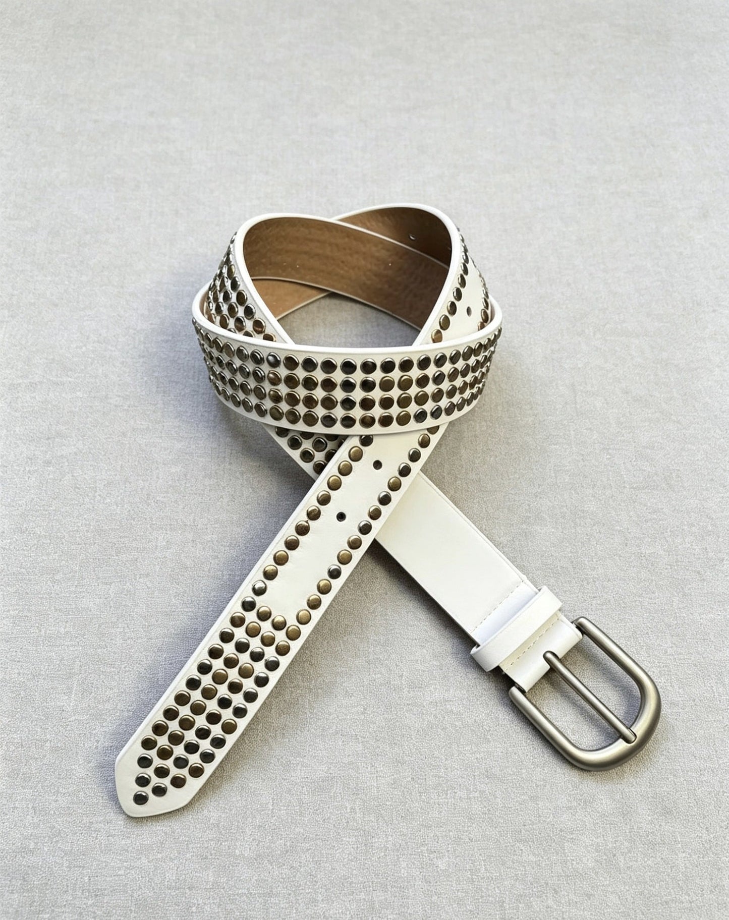 Black And White Minimalist Fashion Belt