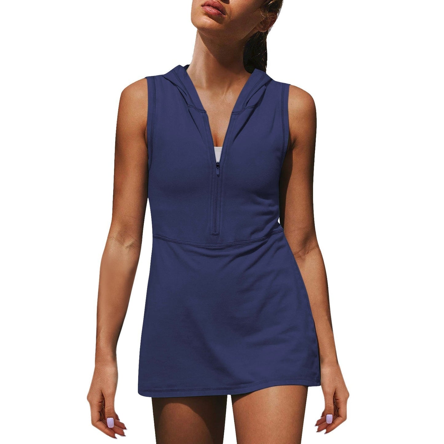 Women's Half Zipper Sports Dress