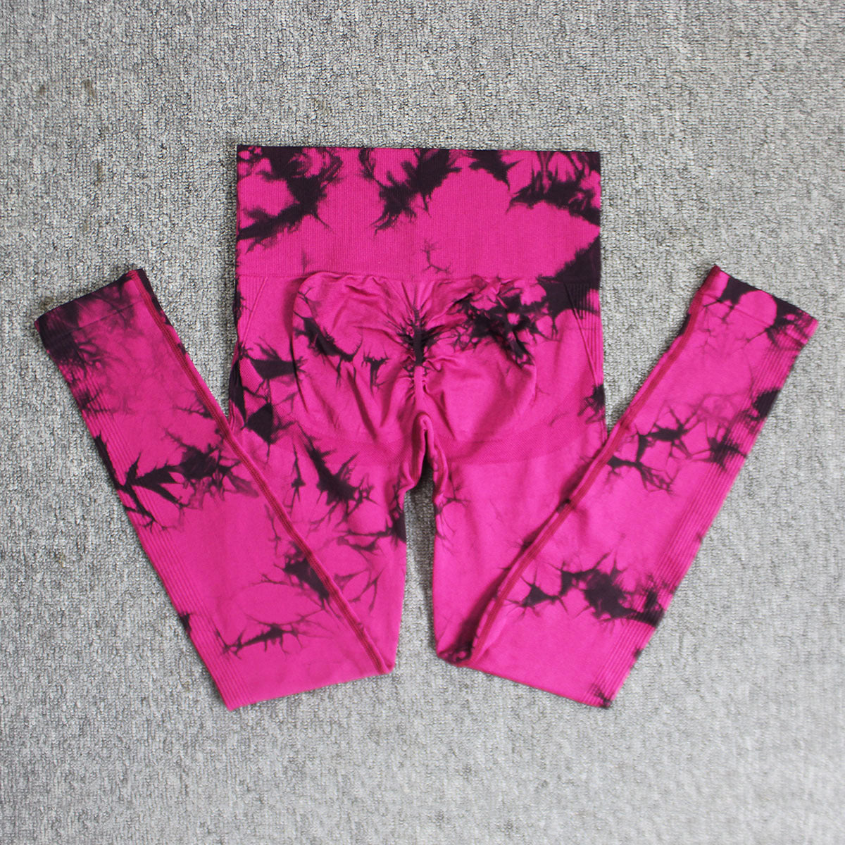 Women's Printed Tie-dye Seamless Skinny Yoga Pants