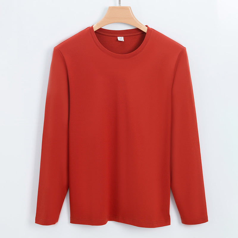 Double-sided Cotton T-shirt Casual Long-sleeve For Young Men