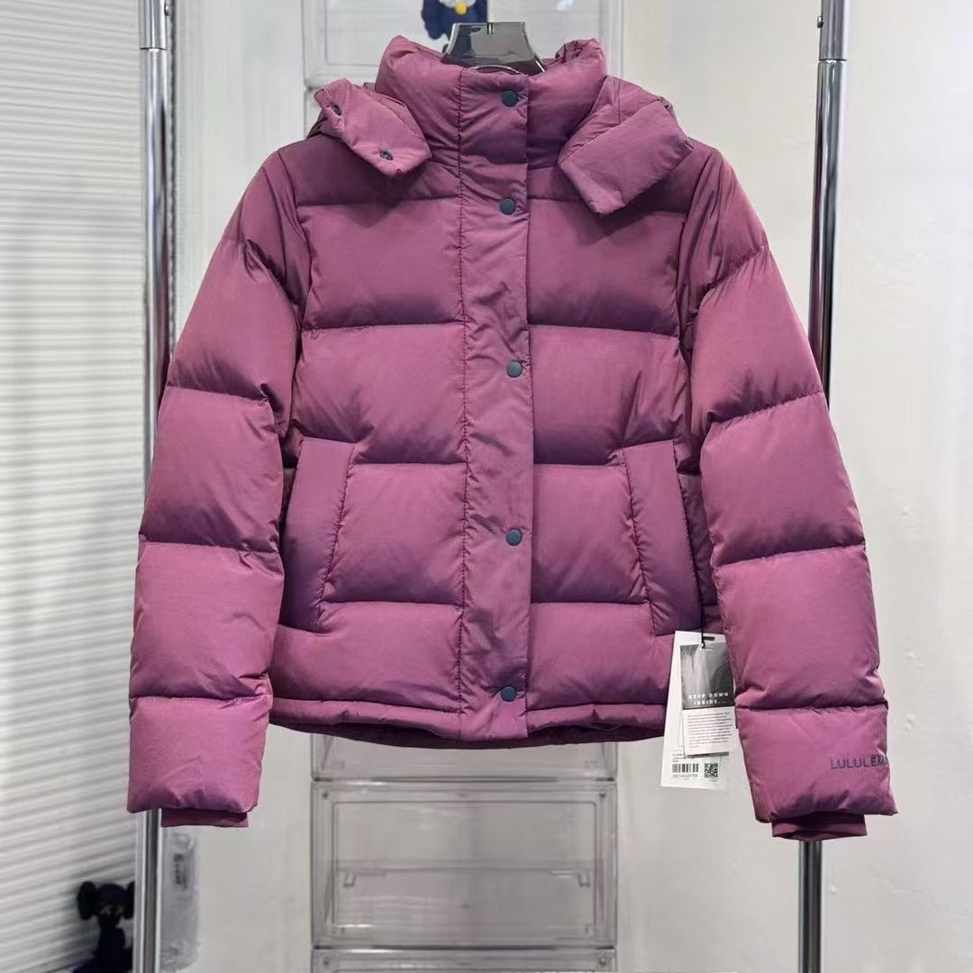 Womens Warm Hooded Down Jacket