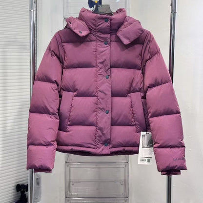 Womens Warm Hooded Down Jacket