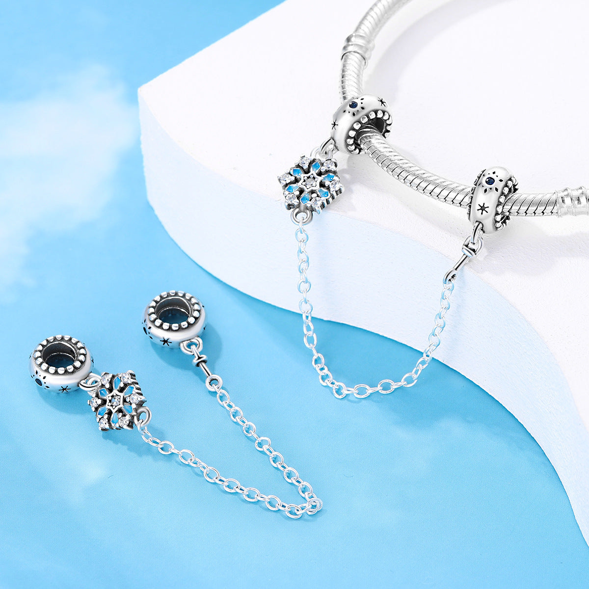 Sun Moon Glowing Safety Chain Bracelet
