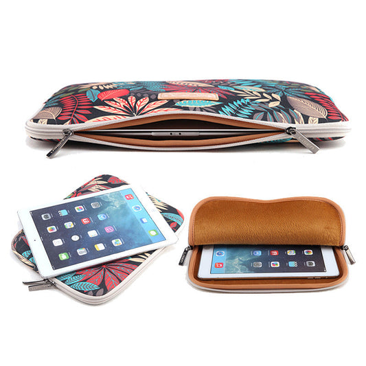 LISEN Colorful Leaf Notebook Sleeve Bag 15.6 Inch Computer Bag