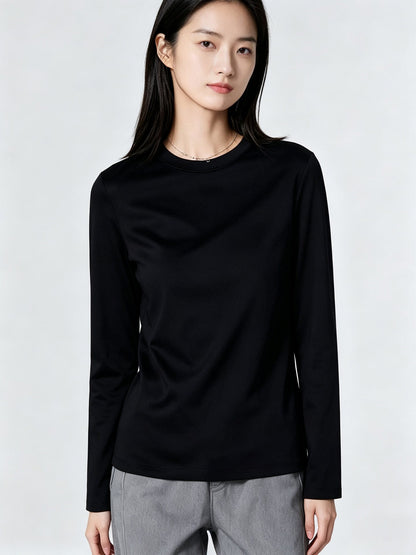 Womens Long-sleeve T-shirt Womens Thermal Base Layer For Fitness And Running