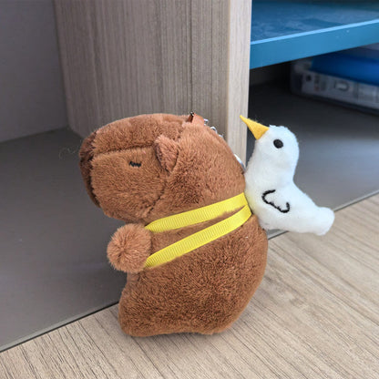 Capabala Figurine Doll Plush Toy Key Chain