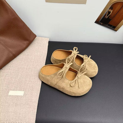 Women's Shoes Bow Flat Pumps Women's Low-cut Fashion