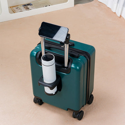 Board-Ready Mini Rolling Travel Suitcase