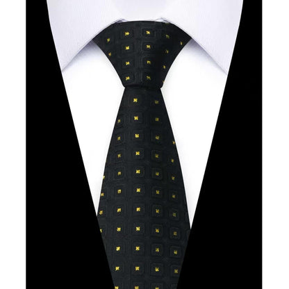 Usiness Striped Hand-stitched Polyester Tie