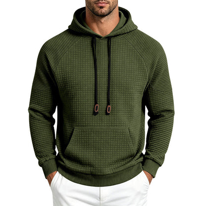 Mens Loose-Fit Versatile Hooded Sweatshirt For Sports Outdoors And Commuting