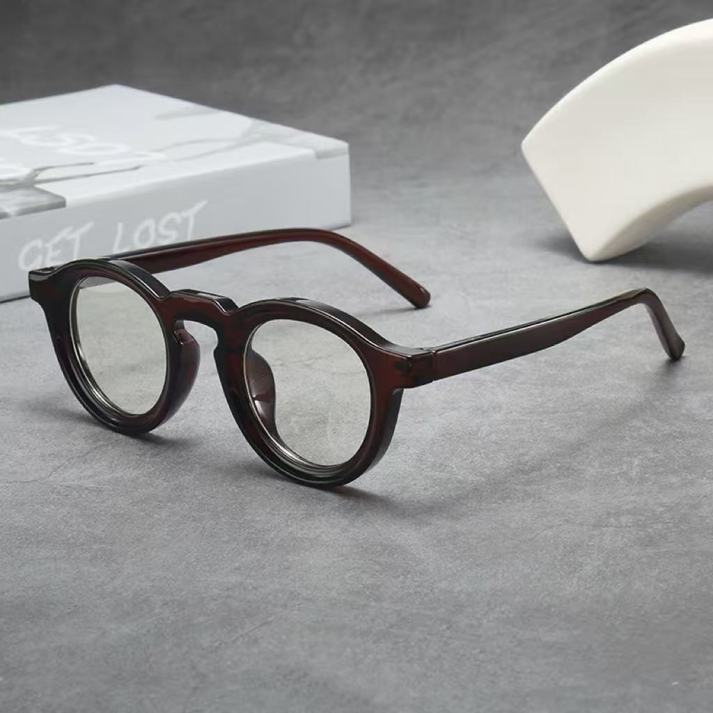 Round-frame High-definition Blue-light-blocking Plain Glasses