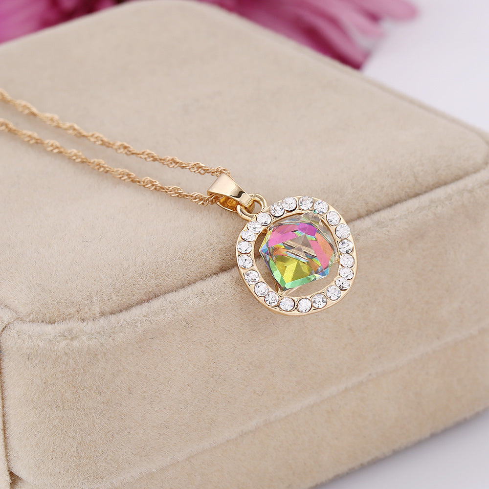 Gold Crystal Bridal Jewelry Set - Factory Promotion