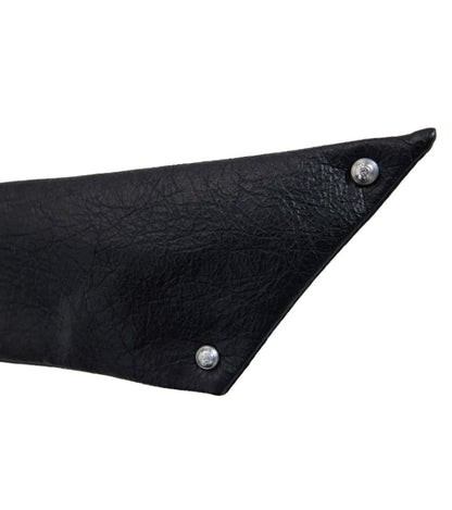 Designer Style Leather Tie And Hand Crafted High End Shirt Bow Tie