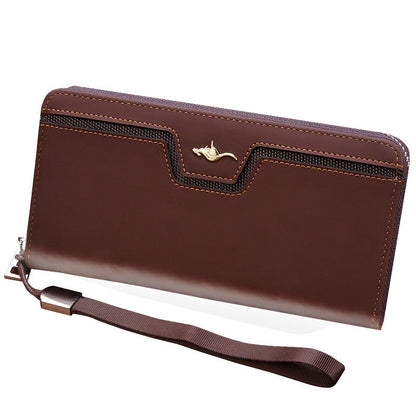 New Men's Wallet Long Zipper