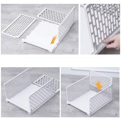 Layered Wardrobe Storage Box Partition