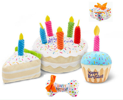 Pet Supplies Plush Toy Dog Birthday Gift