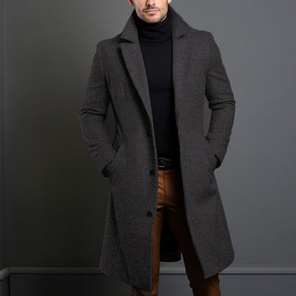 Men's Mid Length Trench Coat