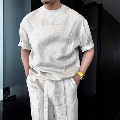 Linen Old Money Style Casual Suit For Men