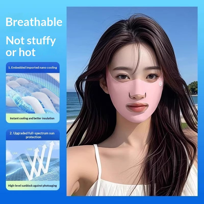 Sun-protective Face Mask For Women Full-face Coverage UV Protection
