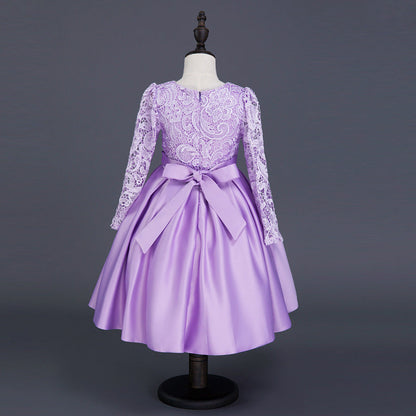 Carisa Purple Lace Princess Dress
