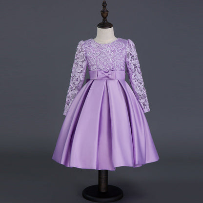 Carisa Purple Lace Princess Dress
