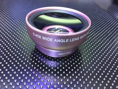 Mobile phone lens 0.45Xwide angle lens SLR camera lens mobile phone mobile phone external effects