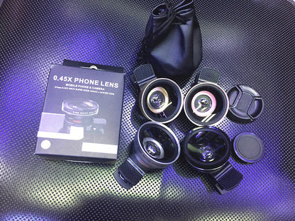 Mobile phone lens 0.45Xwide angle lens SLR camera lens mobile phone mobile phone external effects