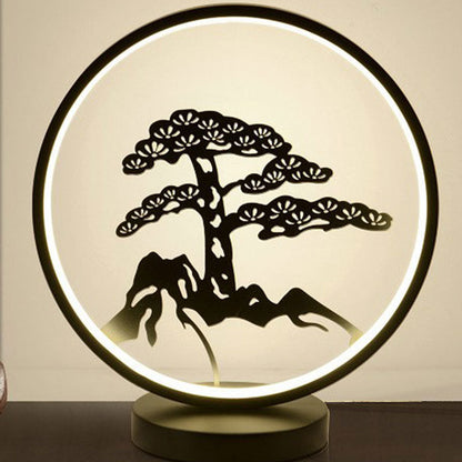 Chinese style ceramic table lamp LED table lamp