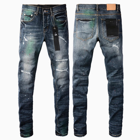 European American Street Retro Hip-hop Fashion Jeans