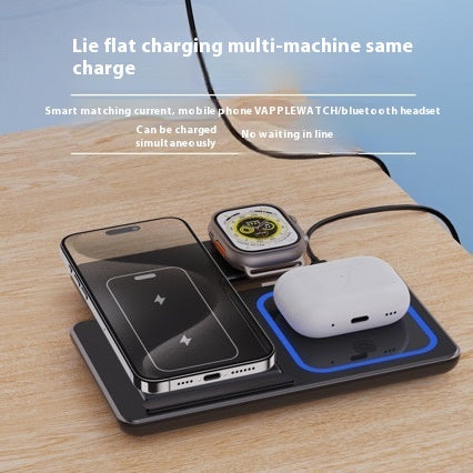 15W 3 In 1 Fast Wireless Charger Stand