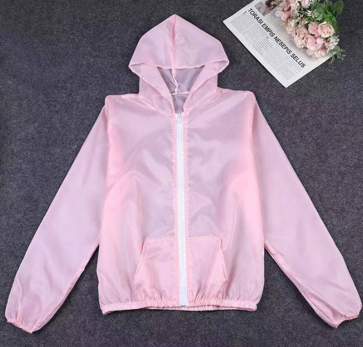 Ice Silk Sunscreen Clothing-Pink-1 piece