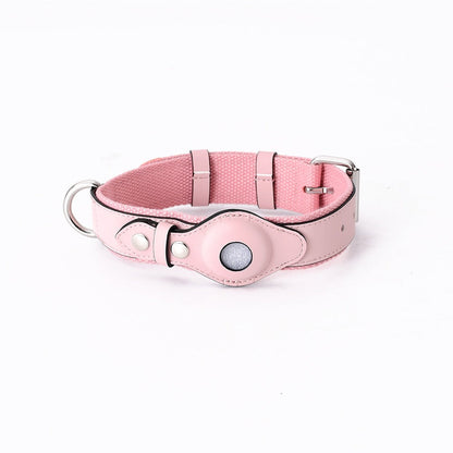 A Pple Tracker Airtag Pet Collar Adjustable Dog Leash Collar Medium Large Dog Accessories Puppy Pet Supplies