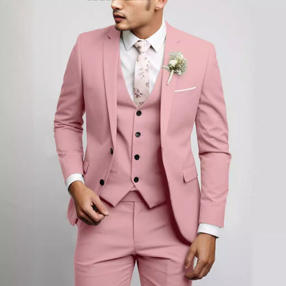 Men's Two Button Casual Versatile Suit Set